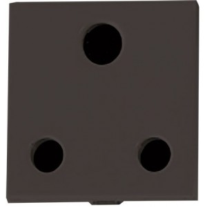 SA 3 PIN 16A SOCKET 2M SLATE (45x45mm) ORION