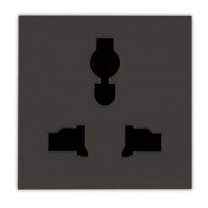 SLATE MULTI STANDARD 3 PIN SOCKET 2M (45x45mm)