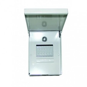 6-WAY GREY EAVE BOX FOR 13mm MCBs