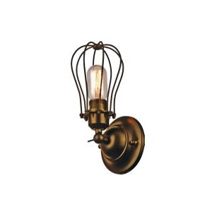 230VAC 60W E27 Wall Light BRONZE/BLACK Finish