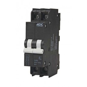 50A 2-POLE 6kA C CURVE MINI RAIL MCB