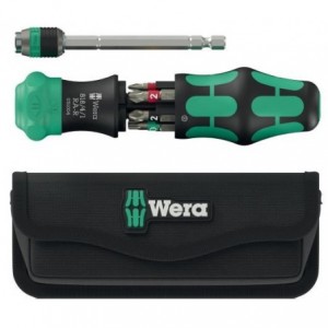 Wera 6 Piece Kraftform Kompakt 20 RA-R C/W Pouch