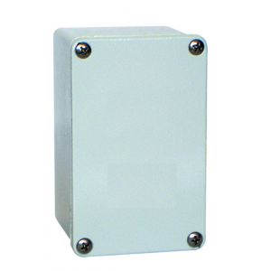 ALUMINIUM BOX GREY IP65. 126Hx79Wx75D