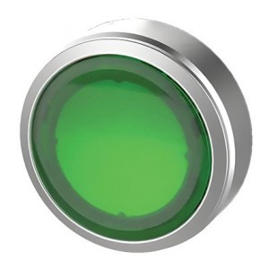 22MM Green Flush Latching Push Button Head