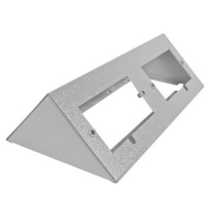 White Metal Surface Quad Socket Base