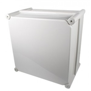 ENCLOSURE 280x280x180 GREY SCREW LID IP66