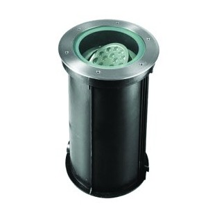 230VAC 18W Tilt Cool White Inground LED Ss Light Round