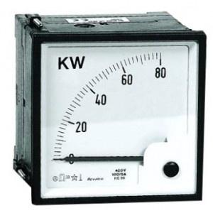 Watt Meter 400V 5A (no Scale Plate)