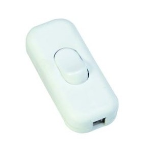 IN-LINE White Rocker Switch 2AMP