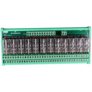 12-WAY 2C/O 24VDC 5A Relay Board C/W Housing