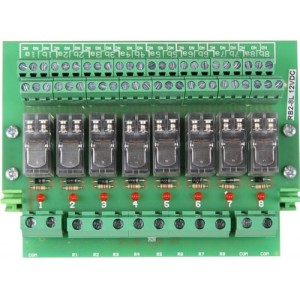 8-WAY 2C/O Relay Board 12VDC