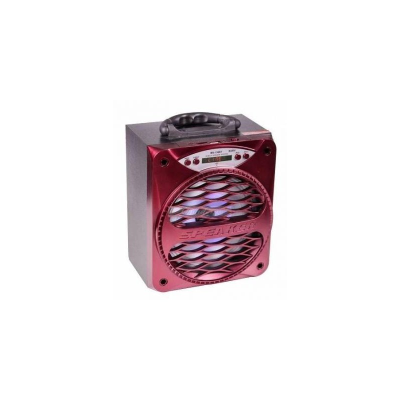 Microworld MS-136-BT-R Portable Speaker - Red
