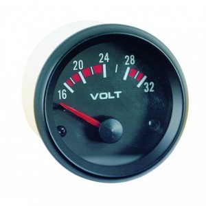 8-16VDC Voltmeter 52MM Daimeter