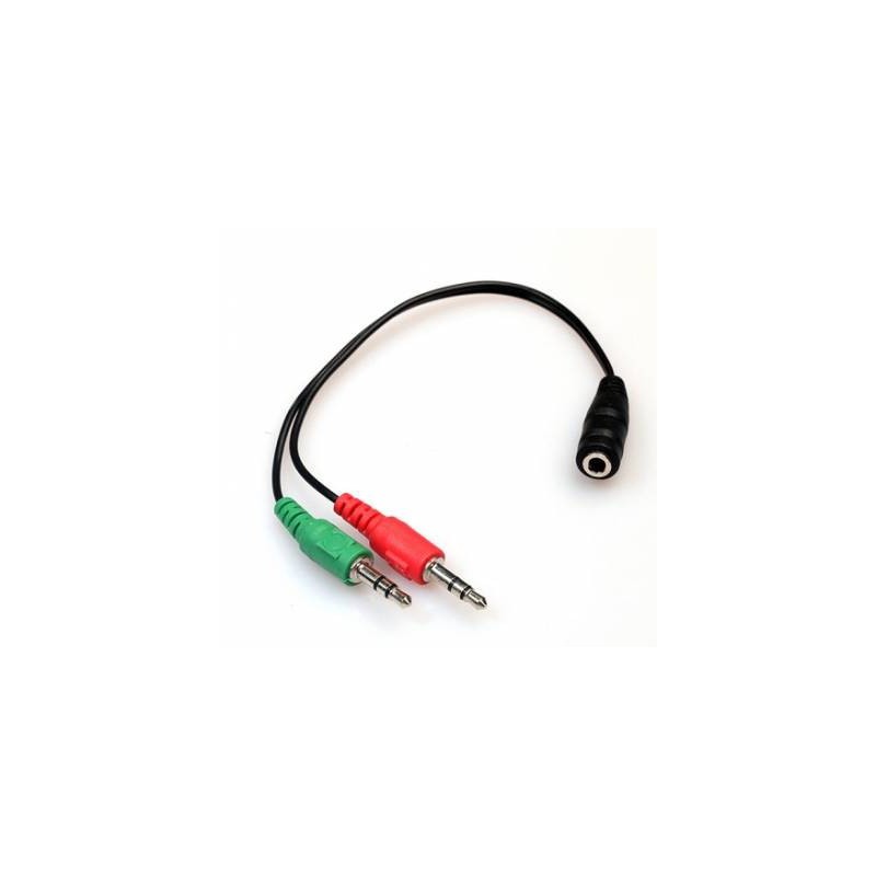 Unbranded STE100 Female Stereo to 2 Male Stereo Cable
