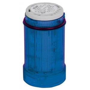110-120VAC FLASHING BLUE LIGHT LED 2Hz 40mm