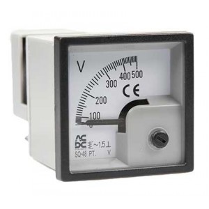 48x48 VOLTMETER 0-500VAC