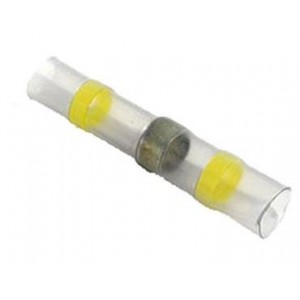 Solder Butt Connector Yellow 4-6MM PACK Of 10