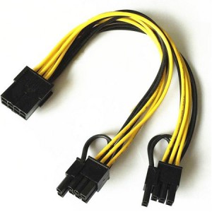 Microworld MOCAB12 8 PIN FEMALE TO 2 X 6 +2 PIN MALE