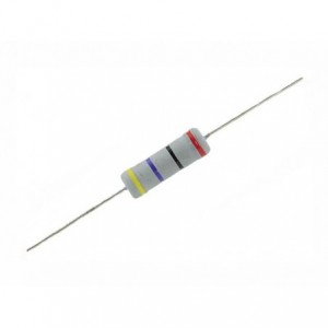 Resistor 5W Round Metal Oxide Film 10K 5% 17x5mm