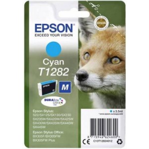 Epson ET12824012 Fox Standard Capacity Cyan Ink Cartridge