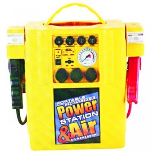 900PEAK AMPS POWERBANK c/w 300psi COMPRESSOR.