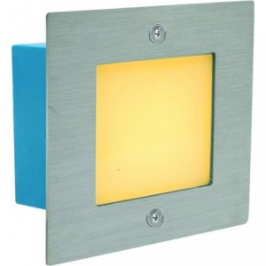 12VAC/DC GREEN LED LIGHT S/STEEL IP65 105x105x87
