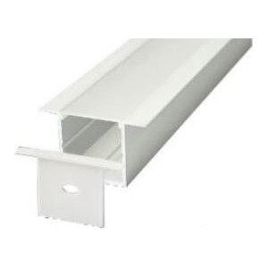 2M Recessed Aluminium Profile With Frosted Diffuser