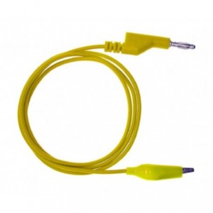 Lead Banana PLUG-CROC Clip Yellow L4139-X1 Yellow
