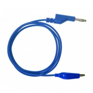 Lead Banana PLUG-CROC Clip Blue Lead 92CM L4139-X1 Blue