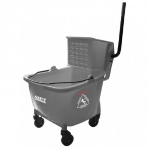 Janitorial Mop wringer trolley 34L