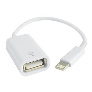 Lightning Connector to Female USB Cable