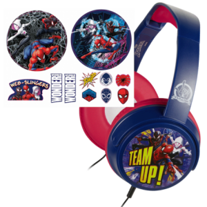 Marvel Spider-Man Auxiliary Headphones with Stickers