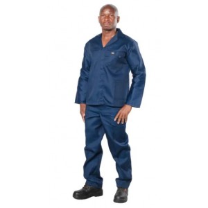 Vulcan Overall Std 2PCE Navy 36 Chest 32 Waist