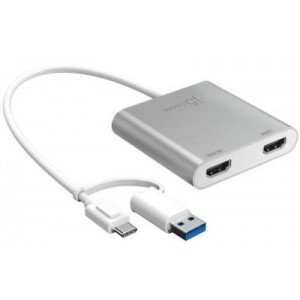 J5 JCA365 type-A/C -2x HDMi