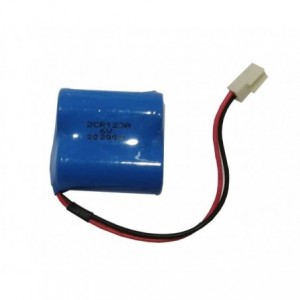 LITHIUM BATTERY PACK LiMn 6V 1A5 ( NOT RECHARGEABLE ) CR123x2 W/LEADS