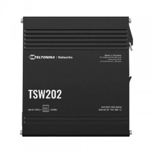Teltonika TSW202 Layer 2+- 8 x 1 Gbps 2 x SFP Managed POE Switch (240W)- Profinet