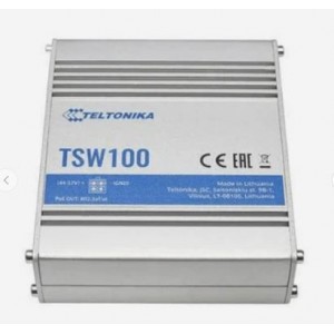 Teltonika TSW100 5 x LAN (1 Gbps)- 4 x Port PoE Switch (120 W)