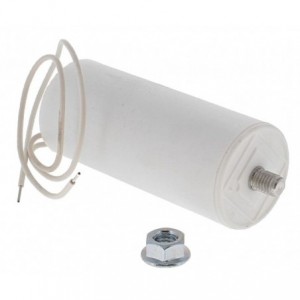ELECTROLYTIC LIGHTING CAPACITOR 10uF 250VAC 35x65mm W/LEAD 250677