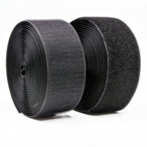 ADHESIVE VELCRO TAPE BLACK 20mmx3m HOOK &amp; LOOP (1L+1H) VELCRO-LH-AD-BK-20MM-3M