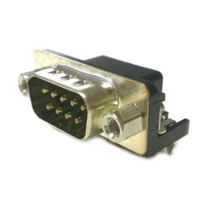 Plug D-SUB 9W Pcb R/A Metal 9.4MM 09MDR2
