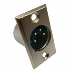 Panel Mount 3-PIN Xlr Plug Mic Solder Pins MIC7112A