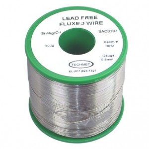 SOLDER WIRE LEAD-FREE 0.5mm - 500g/ROLL SAC-0307
