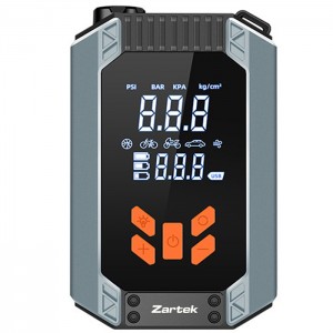 Zartek Portable Rechargeable Jump Starter and Air Pump 4-in-1