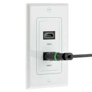 2 Port HDMI Faceplate