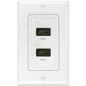 2 Port HDMI Faceplate